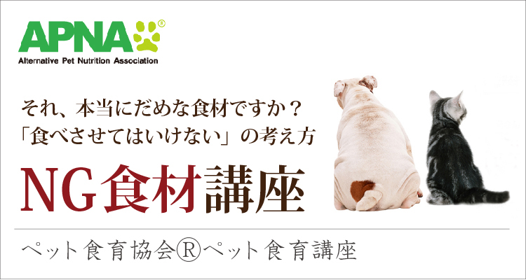 ペット食育講座・NG食材講座